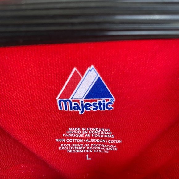 Anaheim Angels 2009 West Division Champions MLB Red Men's T-Shirt Size L - Picture 3 of 8